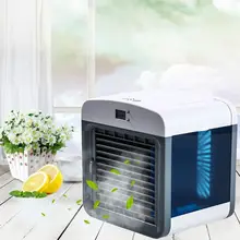 3 in 1 Portable Air Cooler USB Personal 7 Colors LED Lights Air Conditioner Space Air Conditioner Fan Evapolar Humidifier Office