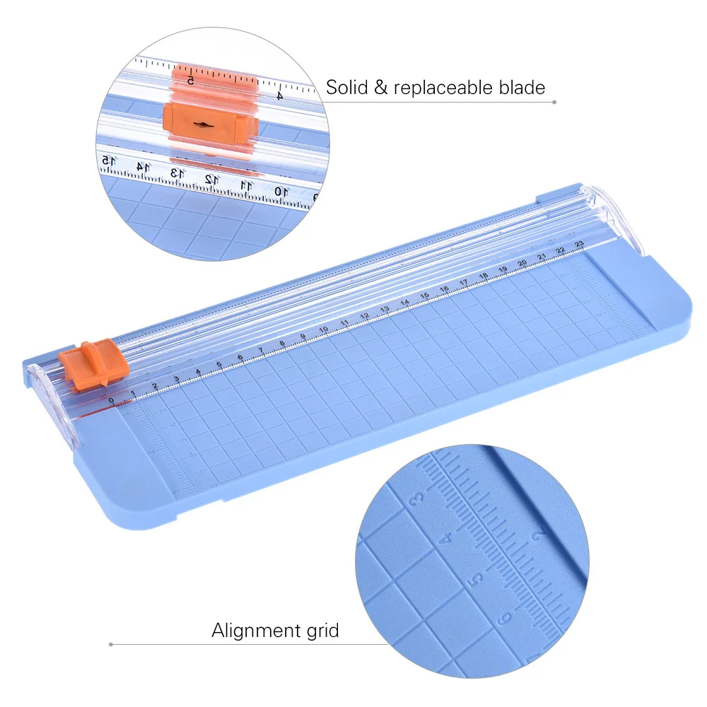 Портативный мини Скрапбукинг Бумажные машинки для стрижки гильотина с выдвижной линейкой для этикетки с фото бумажная резка бумаги s триммеры