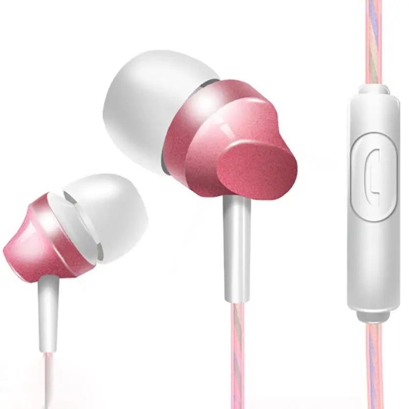 

For iPhone For Samsung 3.5mm In-Ear Stereo Earbuds Earphone Headset MIC Threaded In-Ear earphones