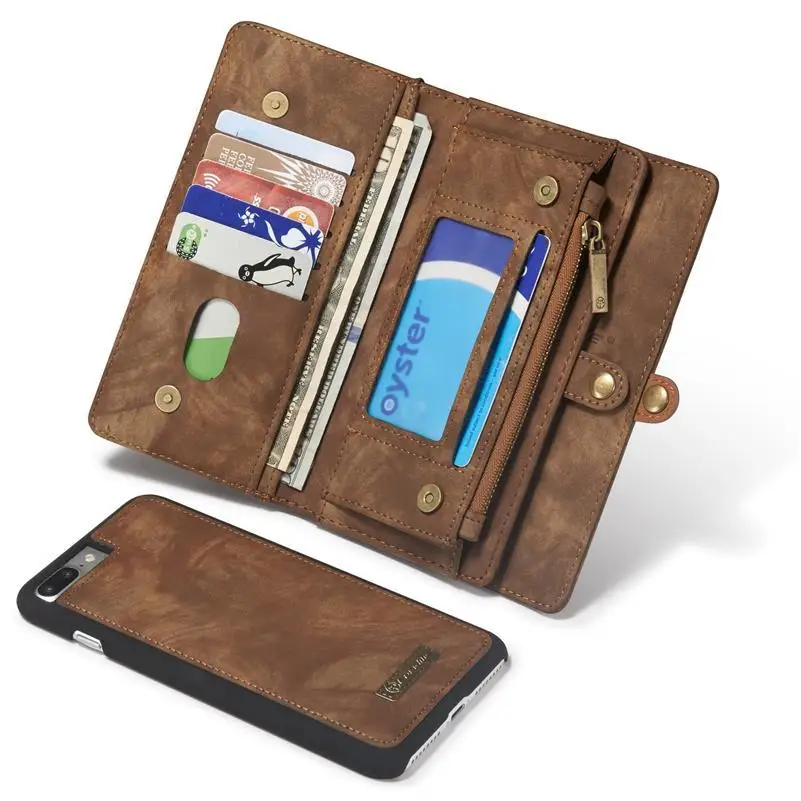 2017 New For IPhone 7 Plus Case Genuine Leather Flip
