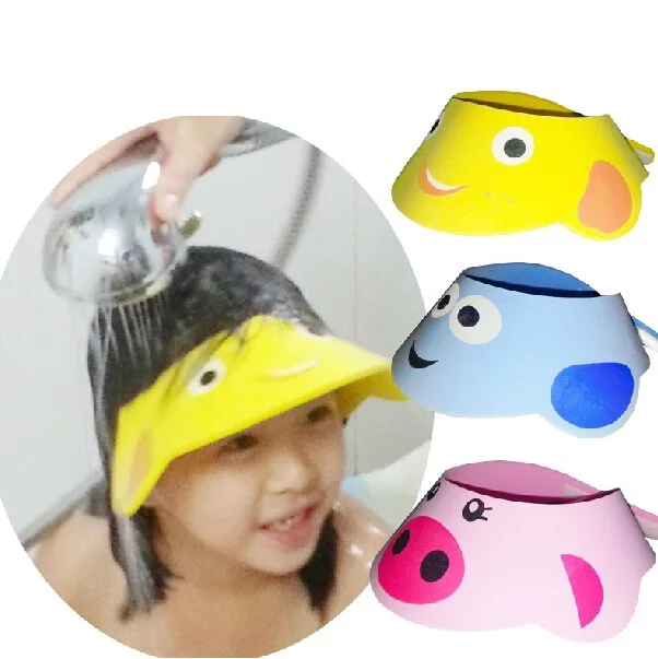 Baby shampoo cap Baby bath Eye protection Cap for Children wash hat