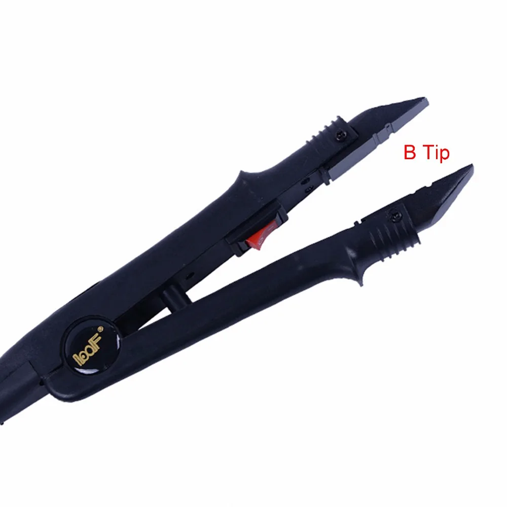1pc JR-611 A/B/C tip Professional Hair Extension Fusion Iron Heat Connector Wand Iron Melting Tool+EU outlet