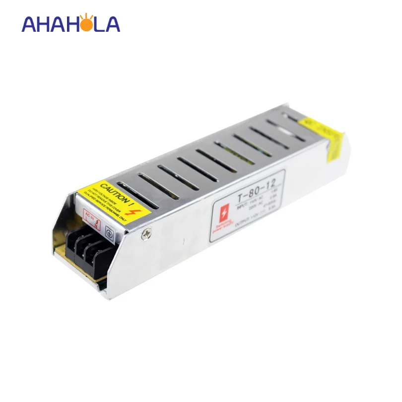 

mini/small 12v power supply,ac 110v 220v switching dc 12v 6.5a 80w power supply for led strip