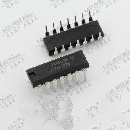 100 шт./лот SN74LS02N 74LS02 DIP-14 | Электронные компоненты и принадлежности