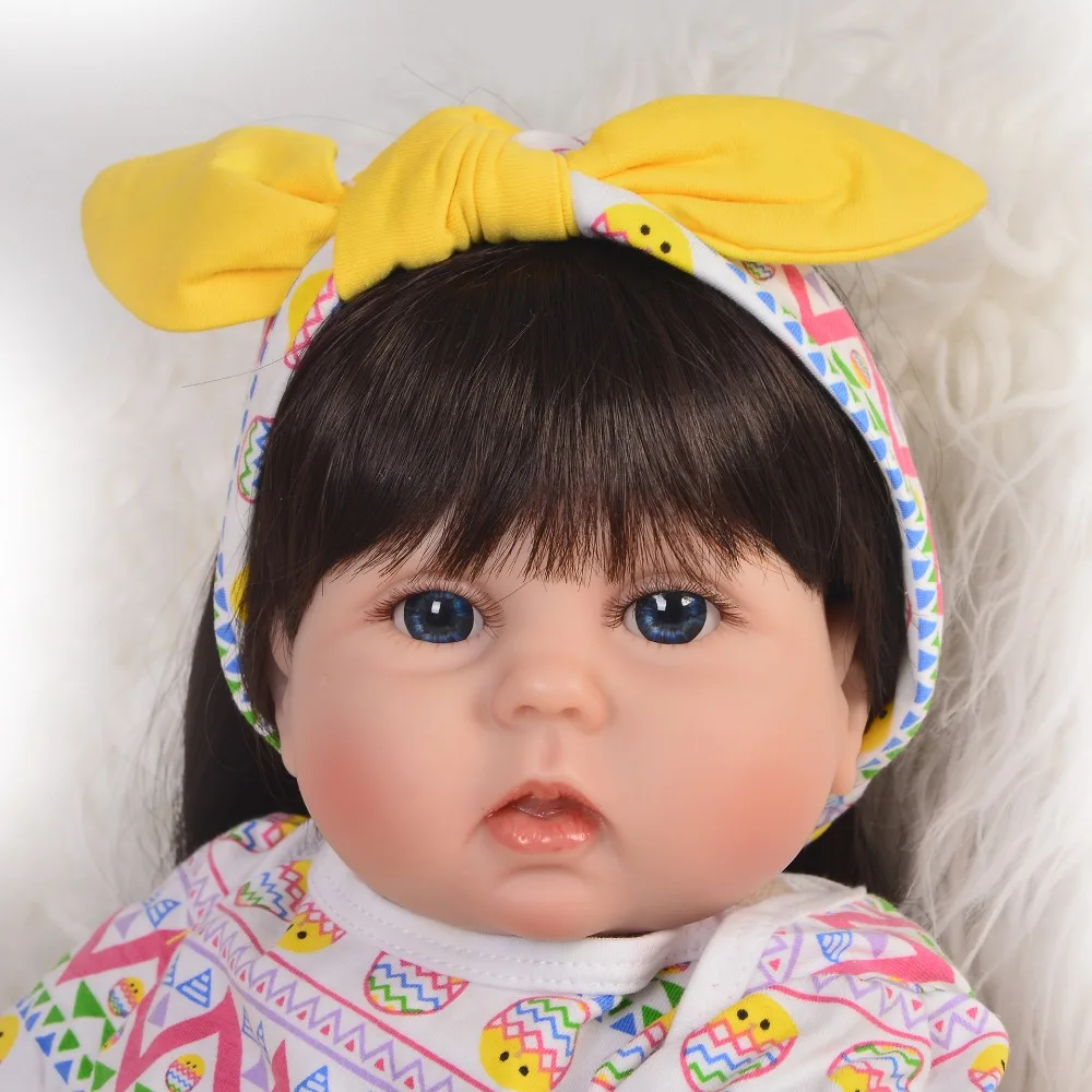 55 см кукла силиконовая ручной работы Reborn Baby 22 &quotигрушка для новорожденного новый