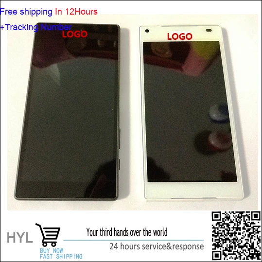 OriginalFor sony Xperia Z5 mini Z5 compact LCD Digitizer Display Touch Screen Panel Touchscreen frame free