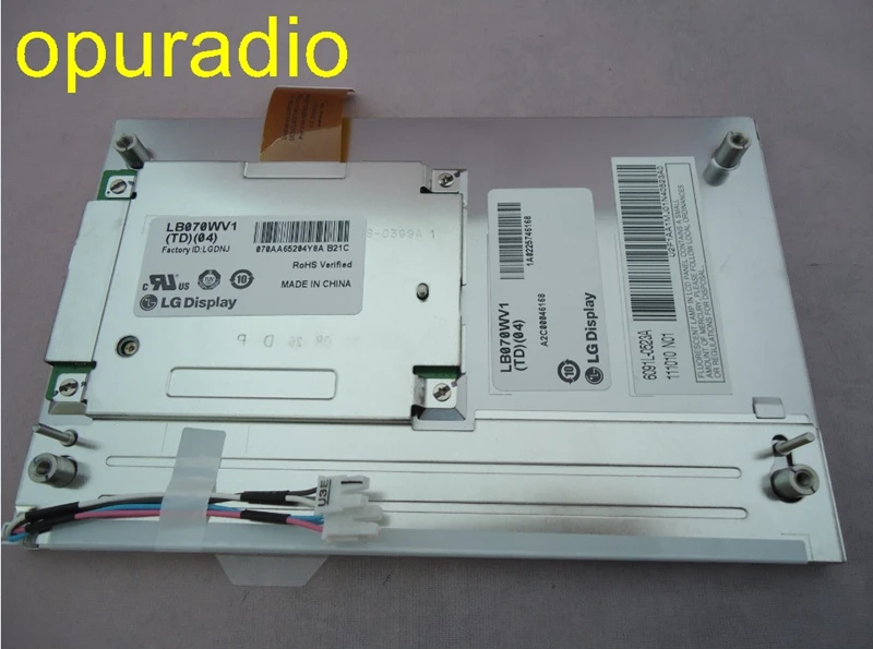 7inch LCD display LB070WV1-TD04 LB070WV1(TD)(04) Sceen for Citroen C5 2010 2.0HDI Navi Drive 3D car GPS module | Электроника