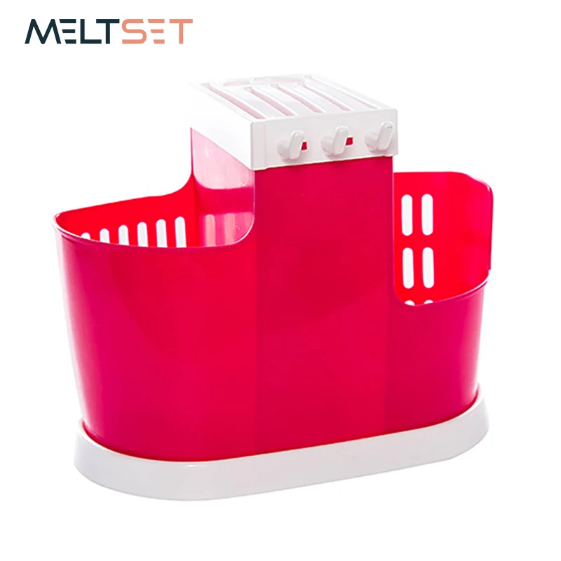 

Large Capacity Kitchen Drainer Multi-functional Drying Rack Toiletry Organizer Chopstick Cutlery Spoon Fork Holder Storage Rack