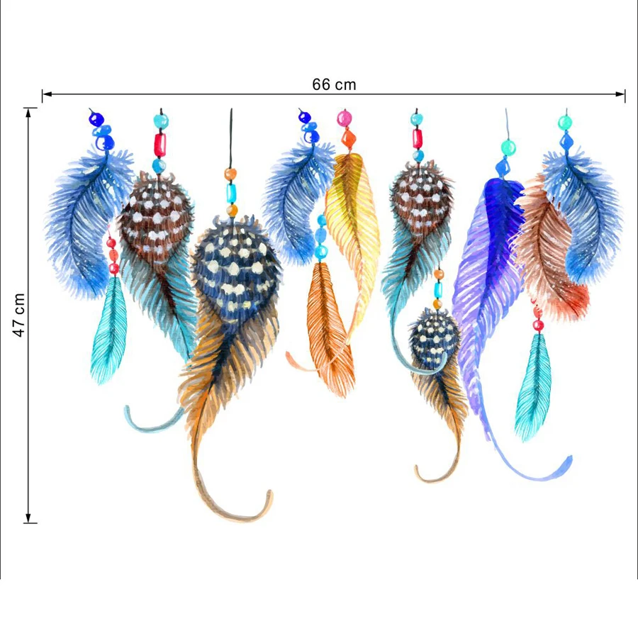 2-set-Feather-Wall-Sticker-Peacock-Feathers-Wall-Decal-Wall-Decoration-S0001B