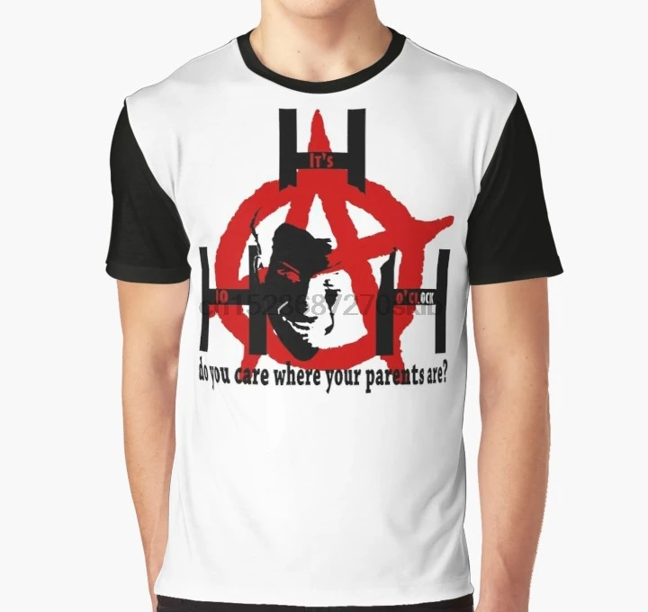 

All Over Print 3D Tshirt Mark Hunter Anarchist Full Print Big print Graphic T Shirt