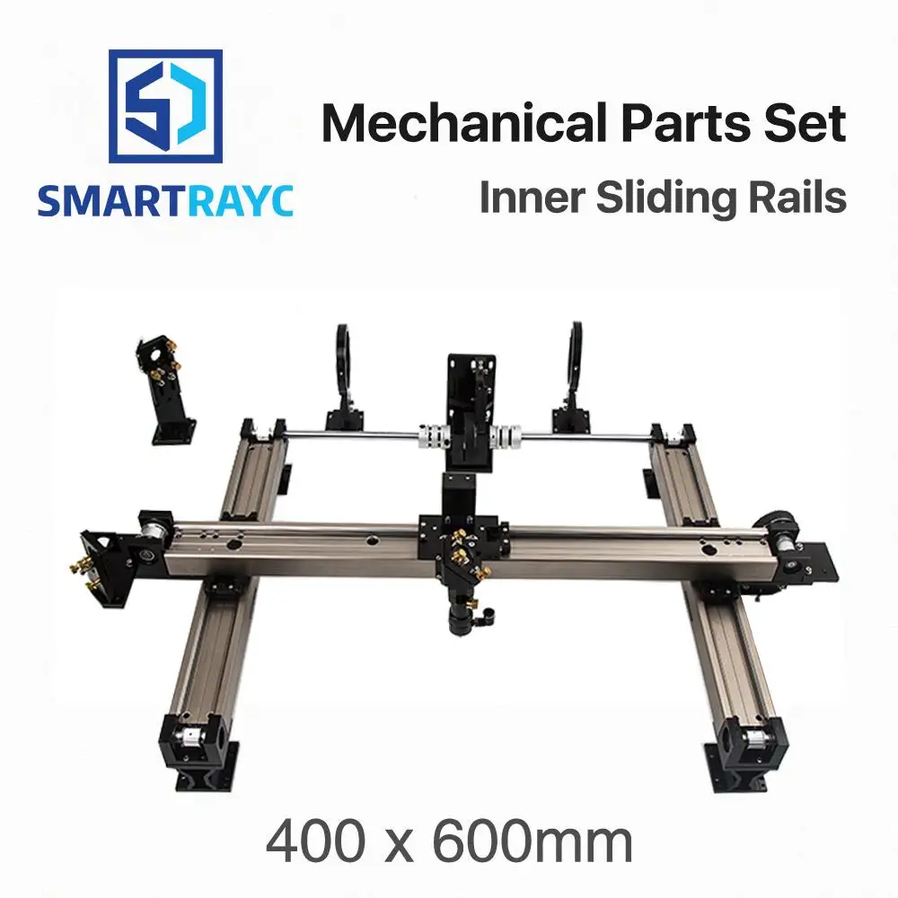 

Smartrayc Mechanical Parts Set 400mm*600mm Inner Sliding Rails Kits Spare Parts for DIY 6040 CO2 Laser Engraving Cutting Machine