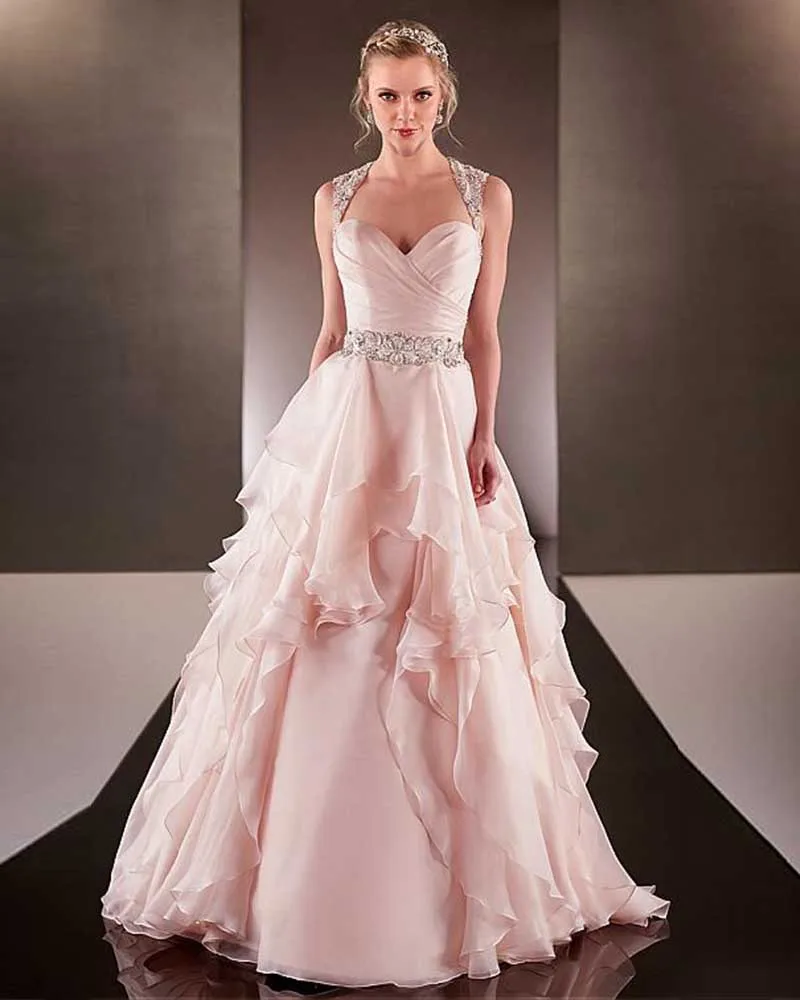 Popular Pink Organza Wedding Dress-Buy Cheap Pink Organza Wedding ...