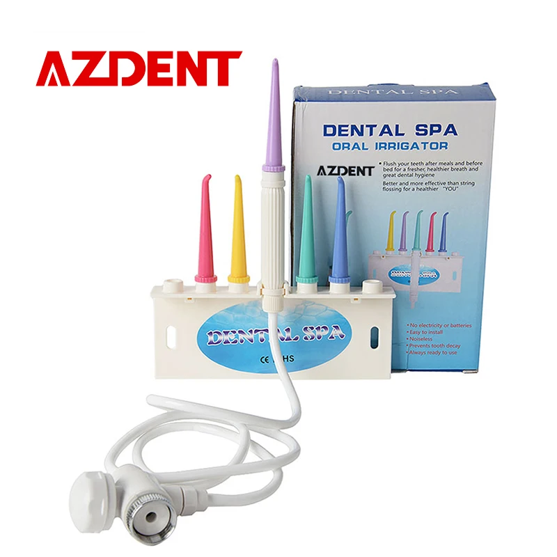 AZDENT Hot Dental Water Floss Oral Irrigator Jet Interdental Brush