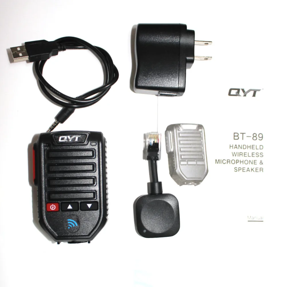 Bluetooth PTT Микрофон BT-89/BT89 для QYT Мобильный автомобиль радио KT-7900D KT-8900D Двухдиапазонная рация двухстороннее радио