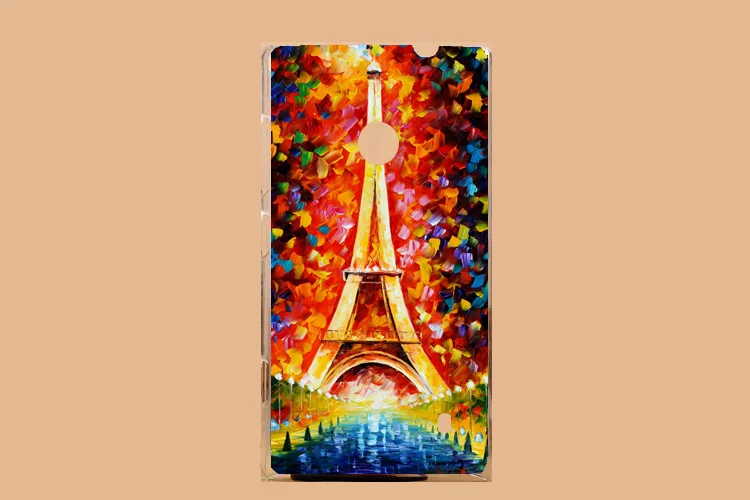 Модные чехлы с 3D рисунком для Nokia Lumia 520 N520 жесткие пластиковые защитные мобильных