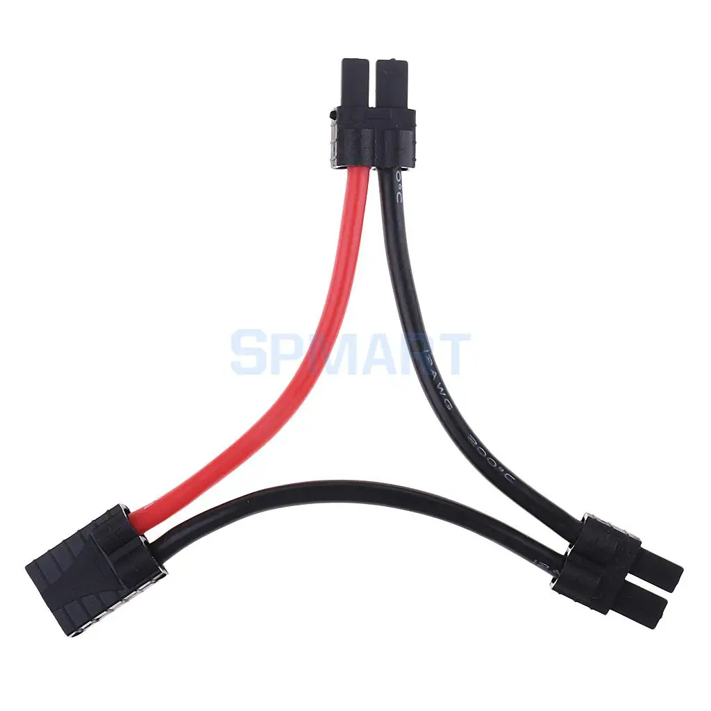 RC Accessory Lipo Battery Adapter/ESC Connect Cable Line Wire 13cm for Traxxas   Series Truck