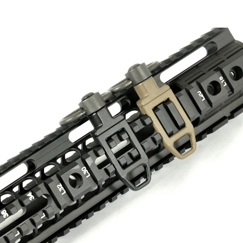 

Abay Airsoft Tactical 1.25'' Sling Swivel Loop Attachment Point Rail Sling Mount Adapter Rifle Gun Accessories