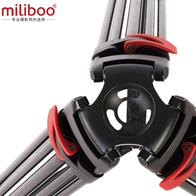 Miliboo MTT604A алюминиевая головка Портативный штатив для камеры для профессиональной видеокамеры/видео/DSLR стенд 75 мм размер чаши видео штатив