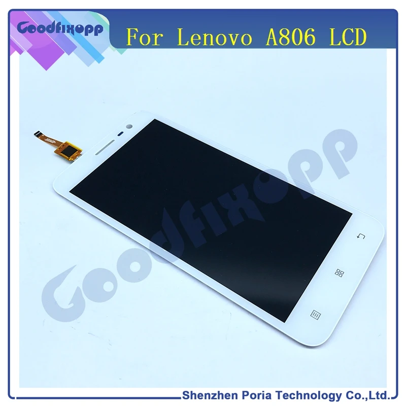 LEN074 Original For Lenovo A806 LCD Display With Touch Screen Digitizer with frame Assembly Replacement Parts(7)