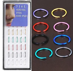 New Arrival High Quality Body Piercing Jewelry Nose Ring Piercing Jewelry Septum Clicker Ear Cartilage Piercing Nose Ring