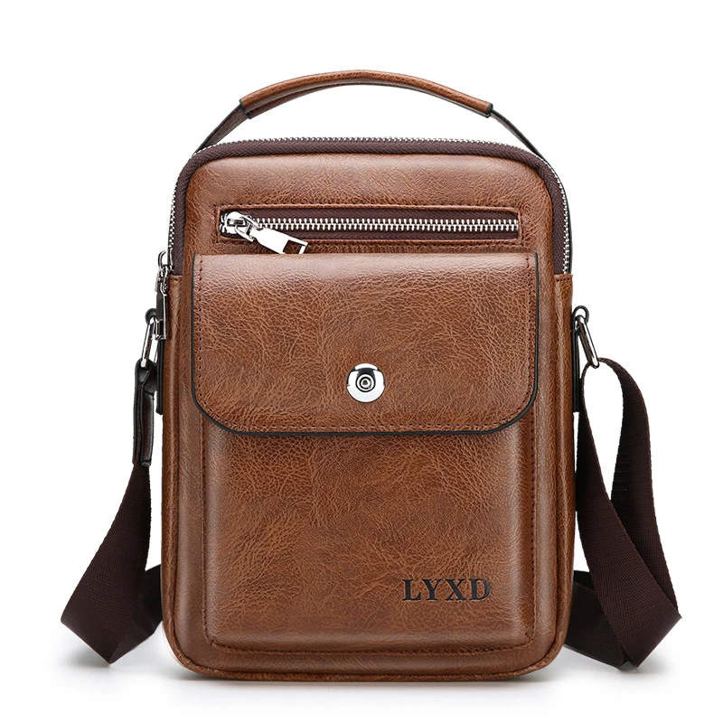 الرجال بو الجلود الأزياء حقيبة كتف عالية الجودة السفر Crossbody حقيبة عارضة الأسود الأعمال رجل اليد حقيبة الرجال جلد رسول