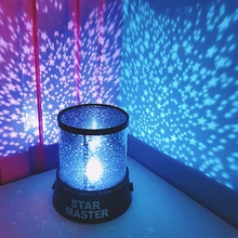 ICOCO LED Night Light Projector Starry Sky Star moon Master Children Kids Baby Sleep Romantic colorful