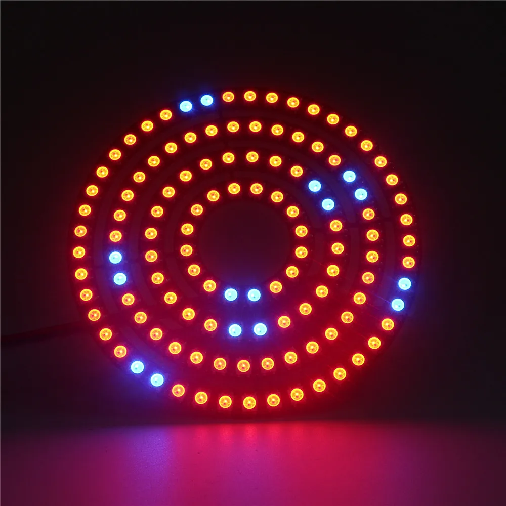 WS2812 5050 RGB светодиодный светильник 8 16 24 35 45 128 битный кольцевой DC 5V вход WS2812B