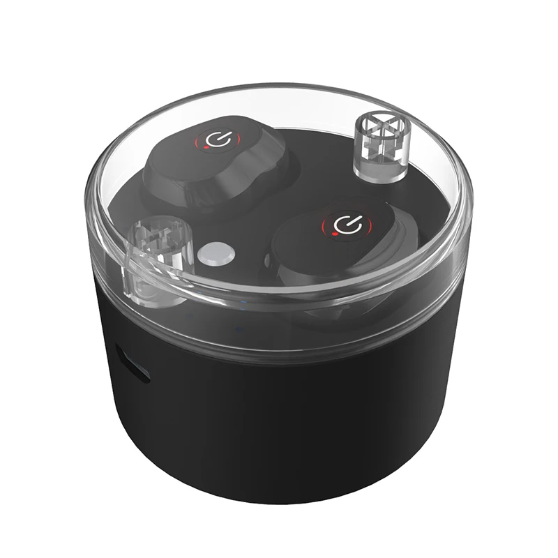

In-ear Bluetooth 4.2 Earphones TWS wireless stereo Headset Soft earbuds Noise Cancellation Handsfree With Mic charging box