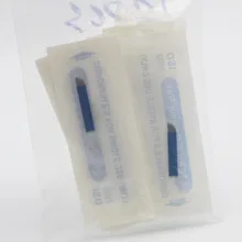 500 шт./кор. изогнутые 17 Pin иглы перманентные брови макияж иглы Лезвия для 3D ручной вышивки ручка для микроблейдинга