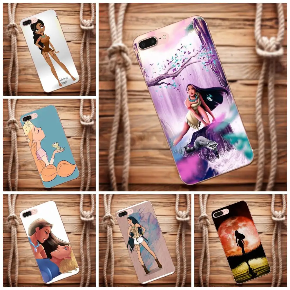 

Vvcqod For Galaxy Alpha Core Prime Note 4 5 8 S3 S4 S5 S6 S7 S8 S9 mini edge Plus TPU New Style Unique Pocahontas Princess