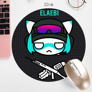

22X22CM Cartoon Rainbow Six Siege Mouse Pad Small Sizefor Office Laptop Notebook mat otaku Speed Game Gamer MousePad