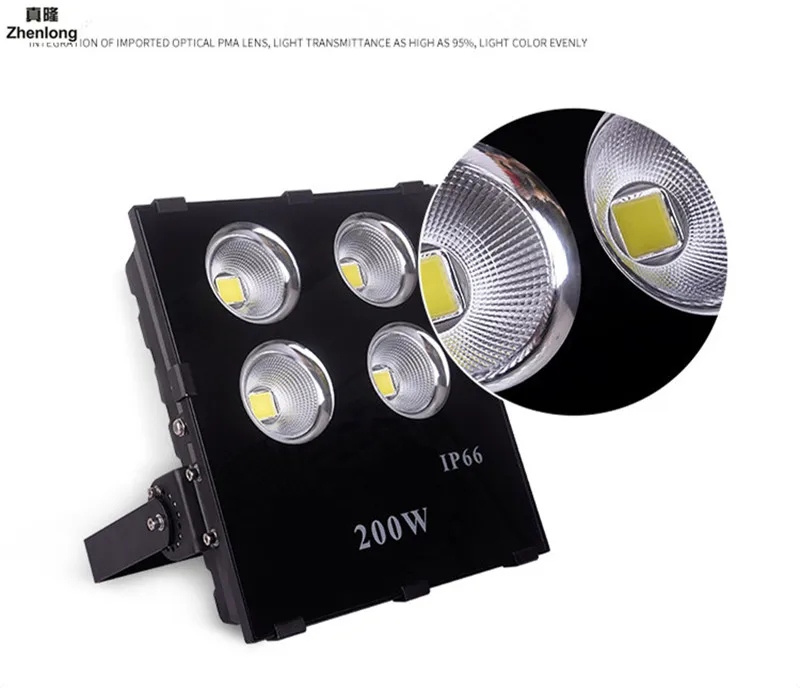 LED Flood Light 200W 250W 300W AC85-265V Projecteur Foco Led IP66 Floodlight Refletor Spotlight Outdoor Exterieur Spotlight LED