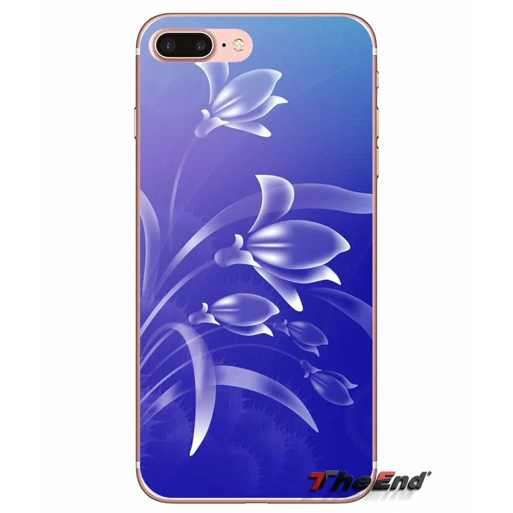 Абстрактные цветы цвета для Samsung Galaxy J1 J2 J3 J5 J7 A3 A5 A7 2015 2016 2017 J330 J530 J730 прозрачные
