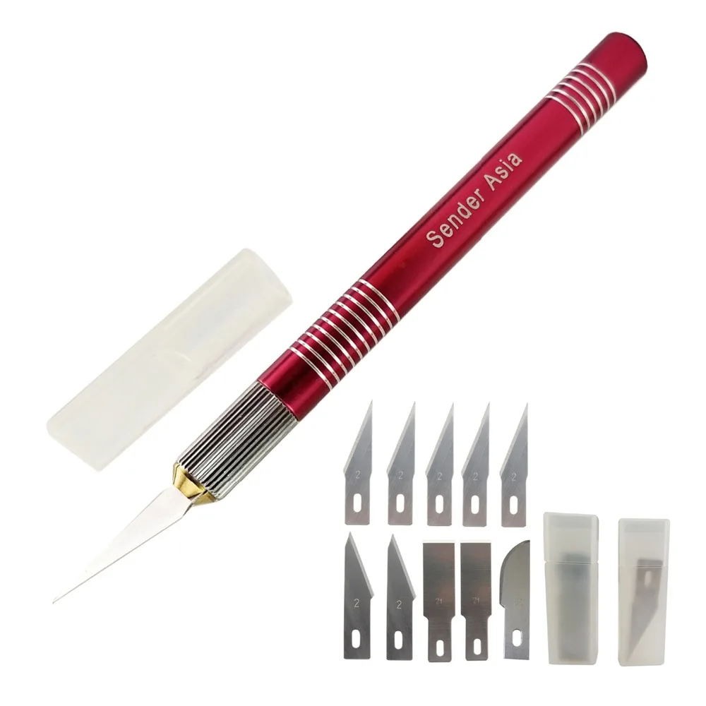 

Professional DIY Cutting Tool Set Precision Utility Craft Knife for Art Work Carving Hobby Sculpture Model Repairing