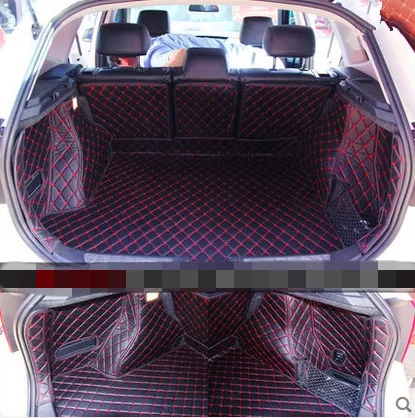 Good quality! Special car trunk mats for BMW X1 E84 2015 2010 waterproof boot carpets cargo ...