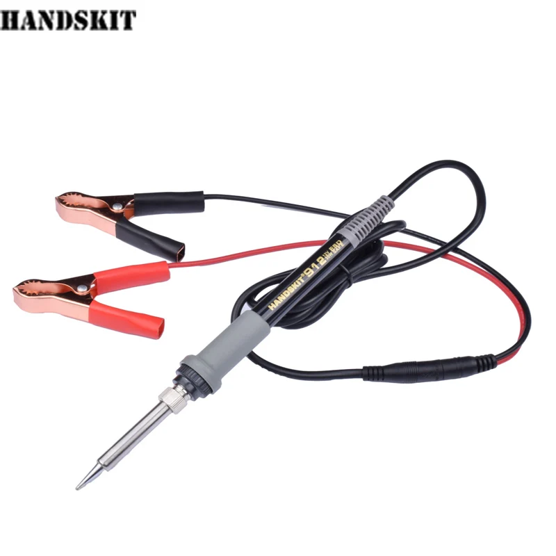 

Handskit Soldering Iron DC12V / 35w Car Battery Low Voltage Electrical Soldering Iron Head Clip Portable Soldering Iron