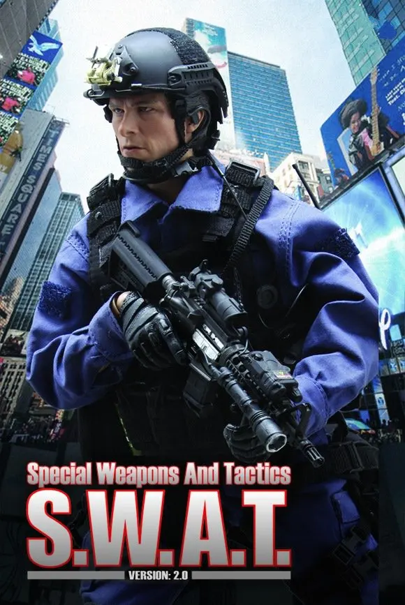 

VH 1026 1/6 SWAT 2.0 Suit Set Special Weapons and Tactics Army Uniform for 12" Collectible Action Figure DIY