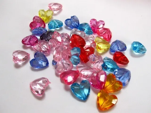 

30 Mixed Colour Transparent Acrylic Smooth Butterfly Charm Beads 29X21mm