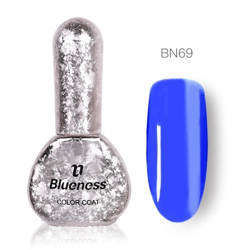 Blueness 6 мл Гель-лак для ногтей синяя серия 12 чистый Цвет Гель-лак для Ногтей Стойкий лак для ногтей УФ-лак инструмент для макияжа - Цвет: BN69