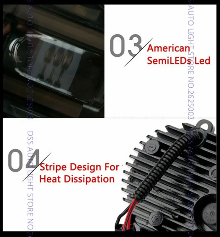 for Nissan Round Yellow White Auto Car Trucks DRL Daytime Fog Light For X-trail TIIDA hatch-back  TIIDA Sedan Murano Livina X-GEAR Sylphy Quest (3)