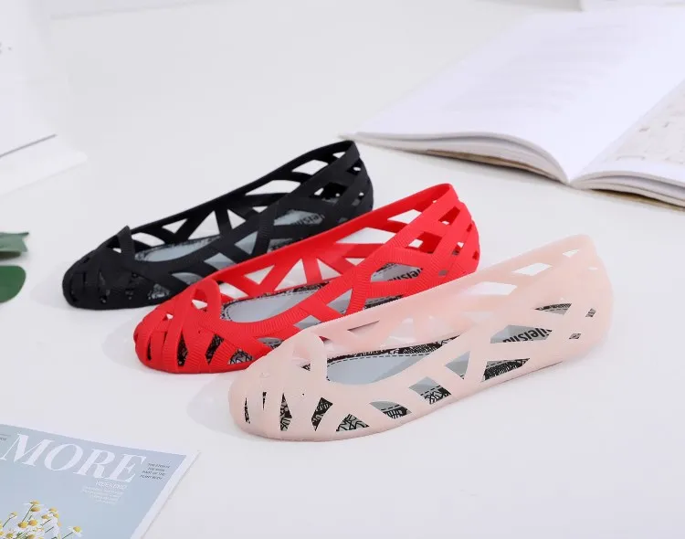 Женские сандалии Melissa 2019 желе из дышащего материала в римском стиле пляжные