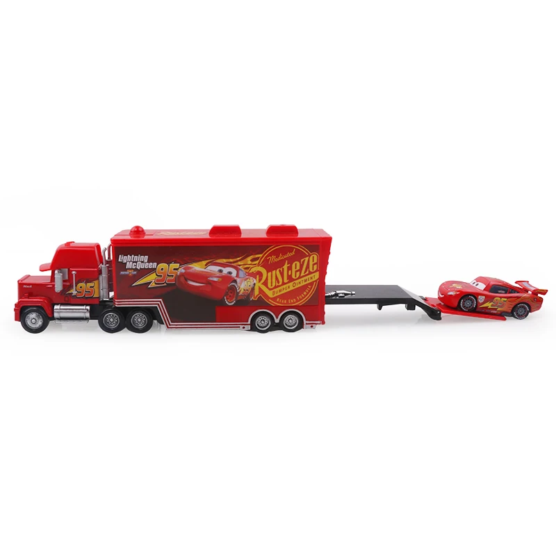 Новый disney Pixar Cars 2 3 Молния Маккуин Крус Рамирез Мак дядя грузовик 1:55 литья под давлением Модель автомобиля игрушки дети мальчик подарок на