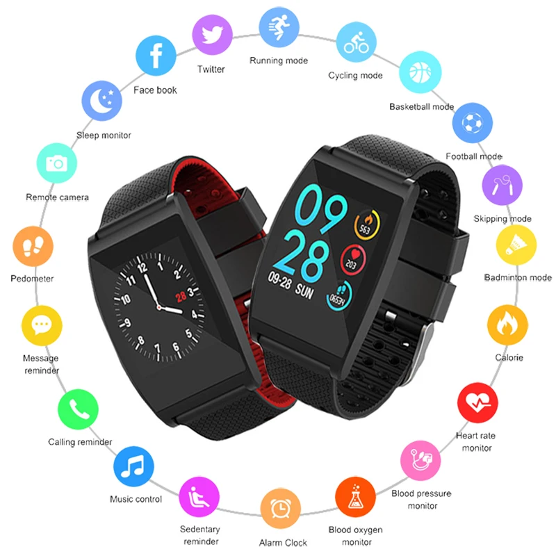 

New Smart Watch Men Women Heart Rate Monitor Waterproof Sport Watch Smart Watches Fitness Tracker Smartwatch For IOS Android