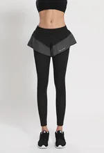 2016 Women Sport Yoga Pants Quick-drying Gym Fitness Workout Leggings Leave Two Sports Pants Sports Running Trousers