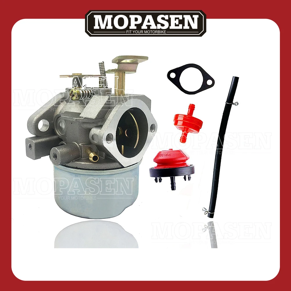 Carburatore Regolabile Adatto Per Spazzaneve Tecumseh Snapper Yardman 421 521 4HP 5HP 640084 B 632107 A 632107 640084 A - Foto 8