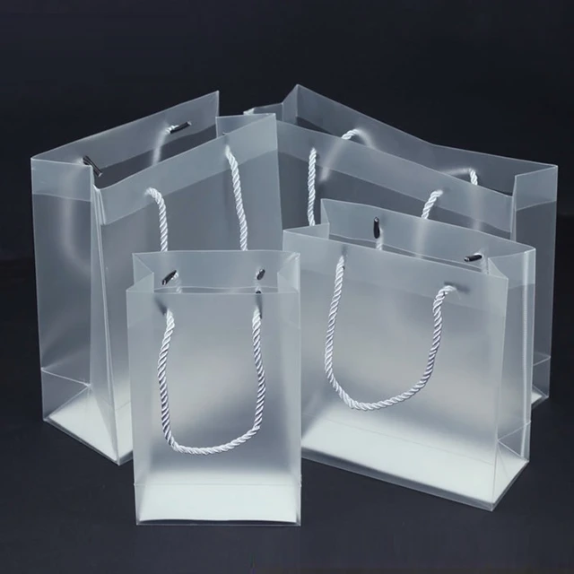 50 Pièces 7*3*15cm Petit Sac D'emballage Transparent Avec