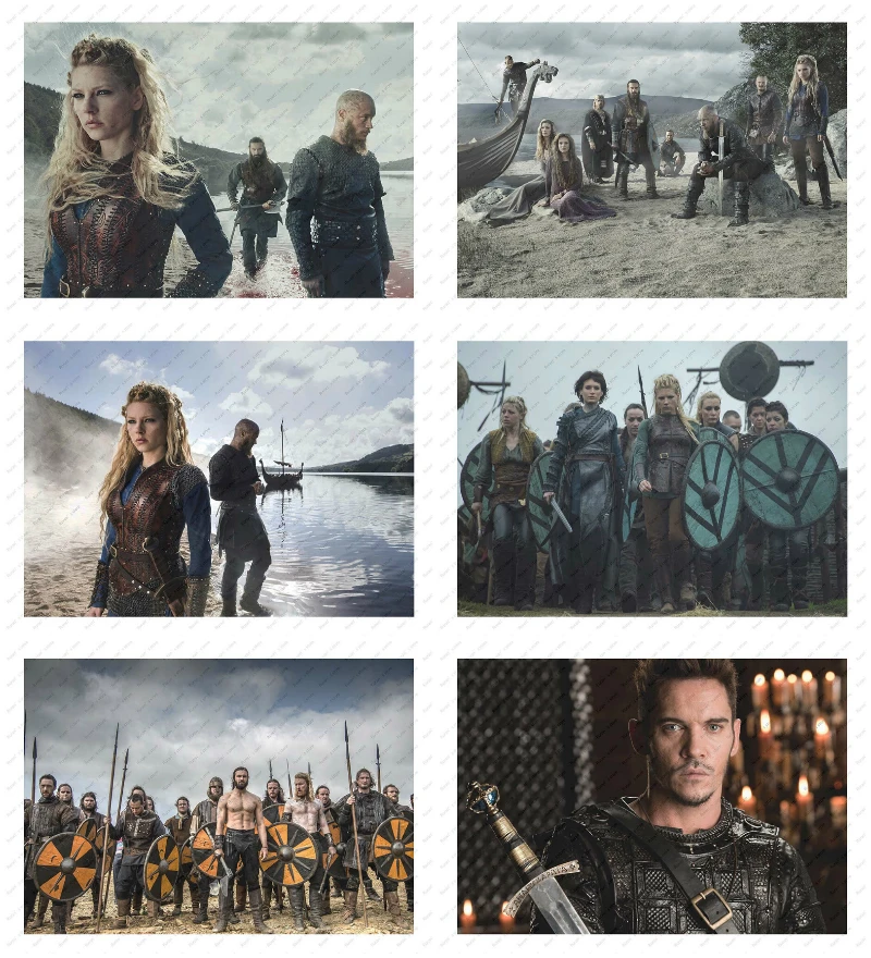 

Vikings Wall stickers White Kraft Poster Retro Poster Decorative paintings Movie Poster
