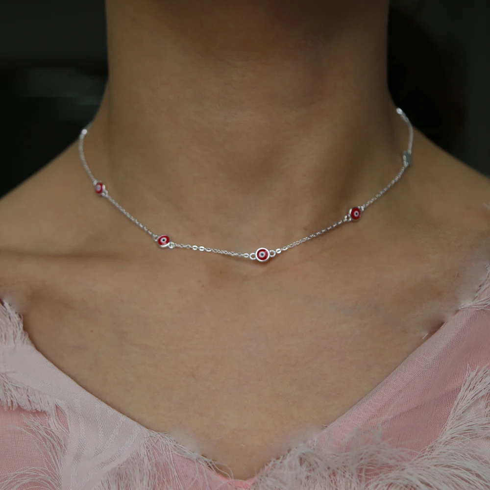 silver necklace Y 41+5CM (3)
