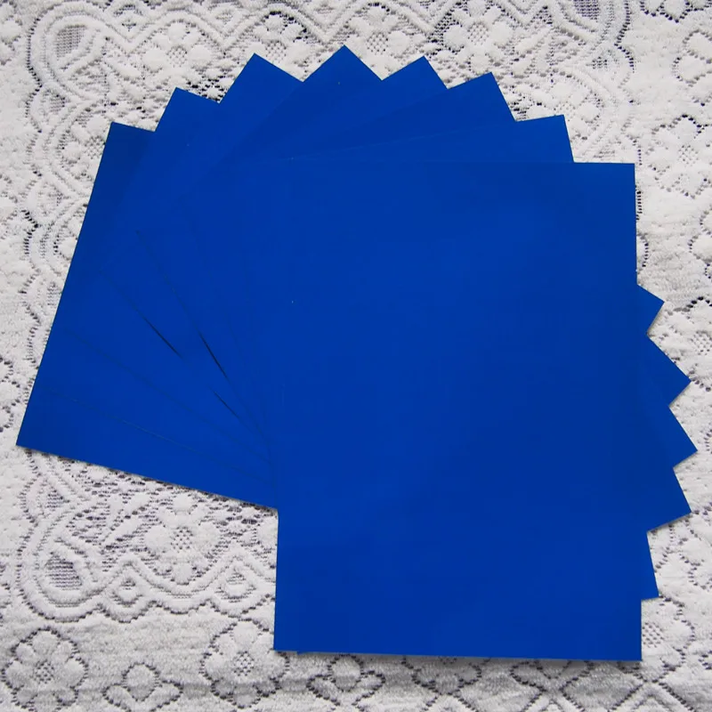 (A3*8 piecs) теплообмена винил ПУ flex Плёнки голубой цвет железа на виниле для футболки Джерси тепла Пресс винил передачи
