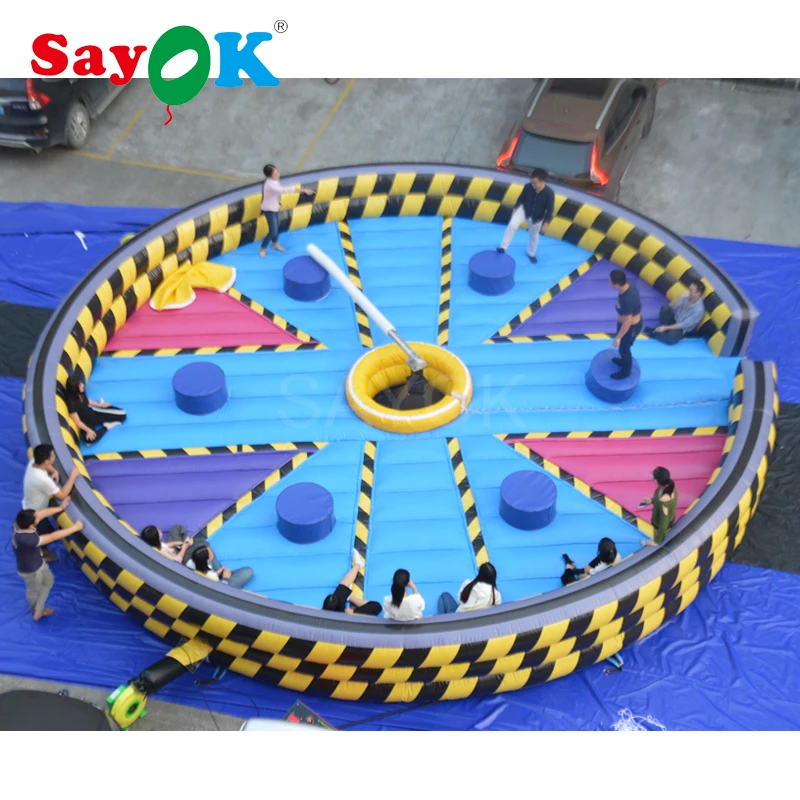 

Customized Large Inflatable Meltdown Game Inflatable Wipeout Game Inflatable Bounce for Team Group with Blower